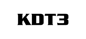 KDT3's typographical logo in black.