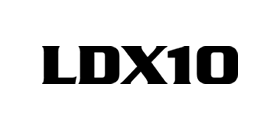 LDx10 written in black.