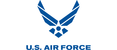 US Air Force logo in color, wide.