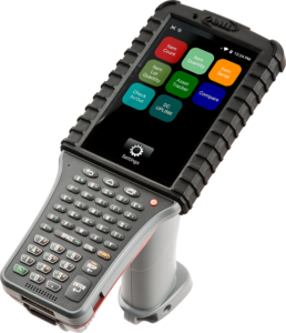 A mockup of the inventory counting software for the handheld Scepter Kiosk.