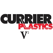 Currier Plastics V2 logo in color, square.